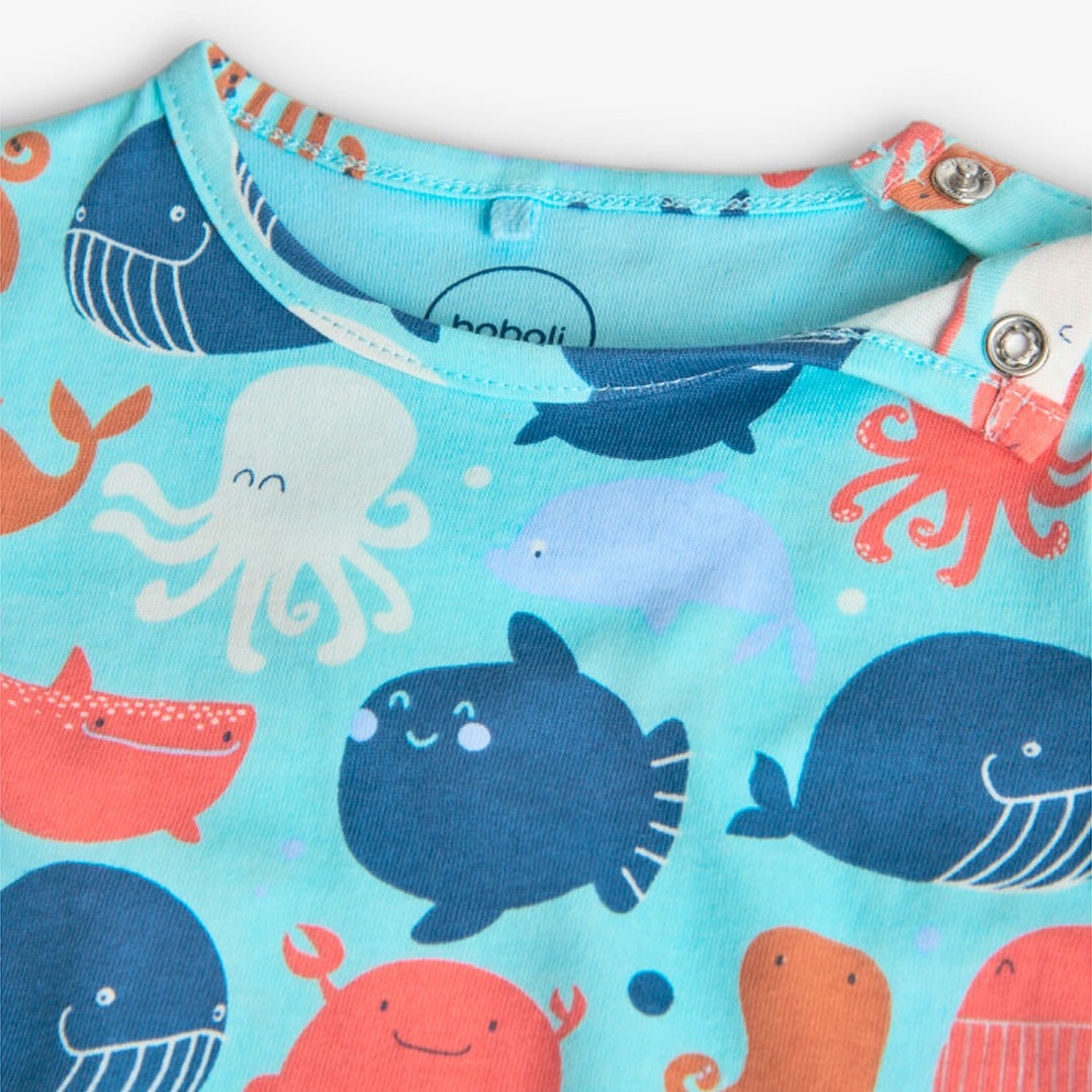 Ensemble Short Animaux Marins 6 à 24 mois