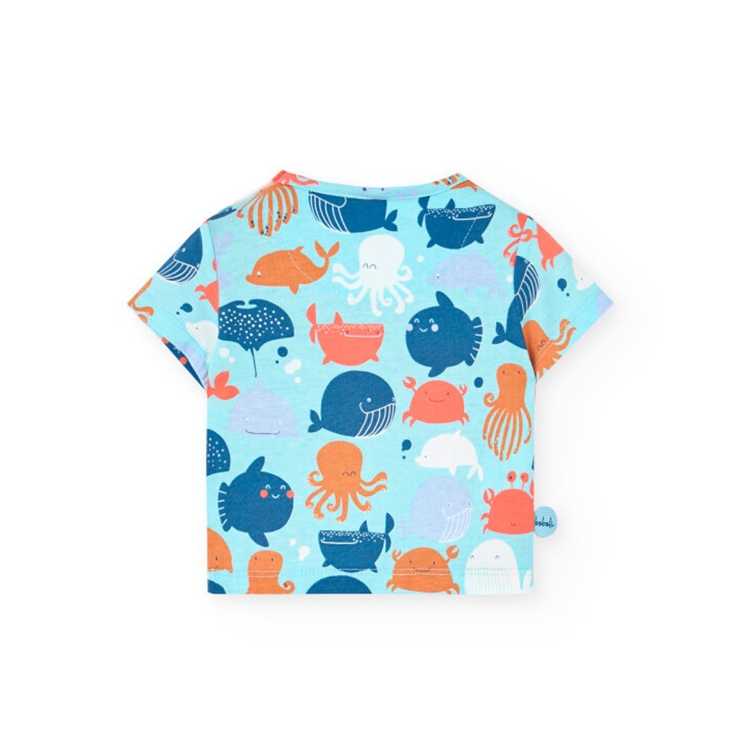 Ensemble Short Animaux Marins 6 à 24 mois