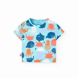 Ensemble Short Animaux Marins 6 à 24 mois