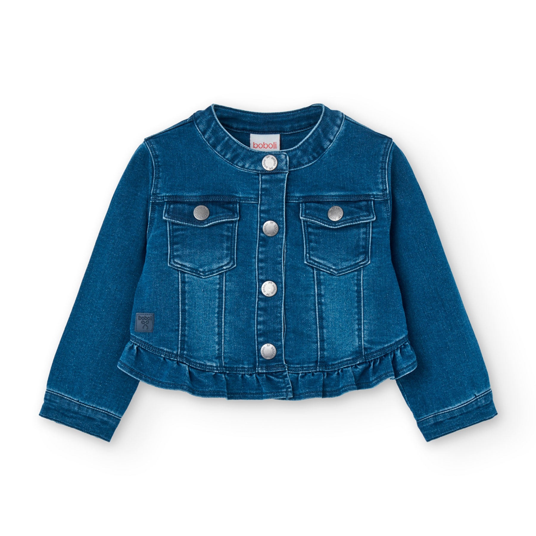 Veste Jeans Col Mao 2 à 8 ans