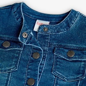 Veste Jeans Col Mao 2 à 8 ans