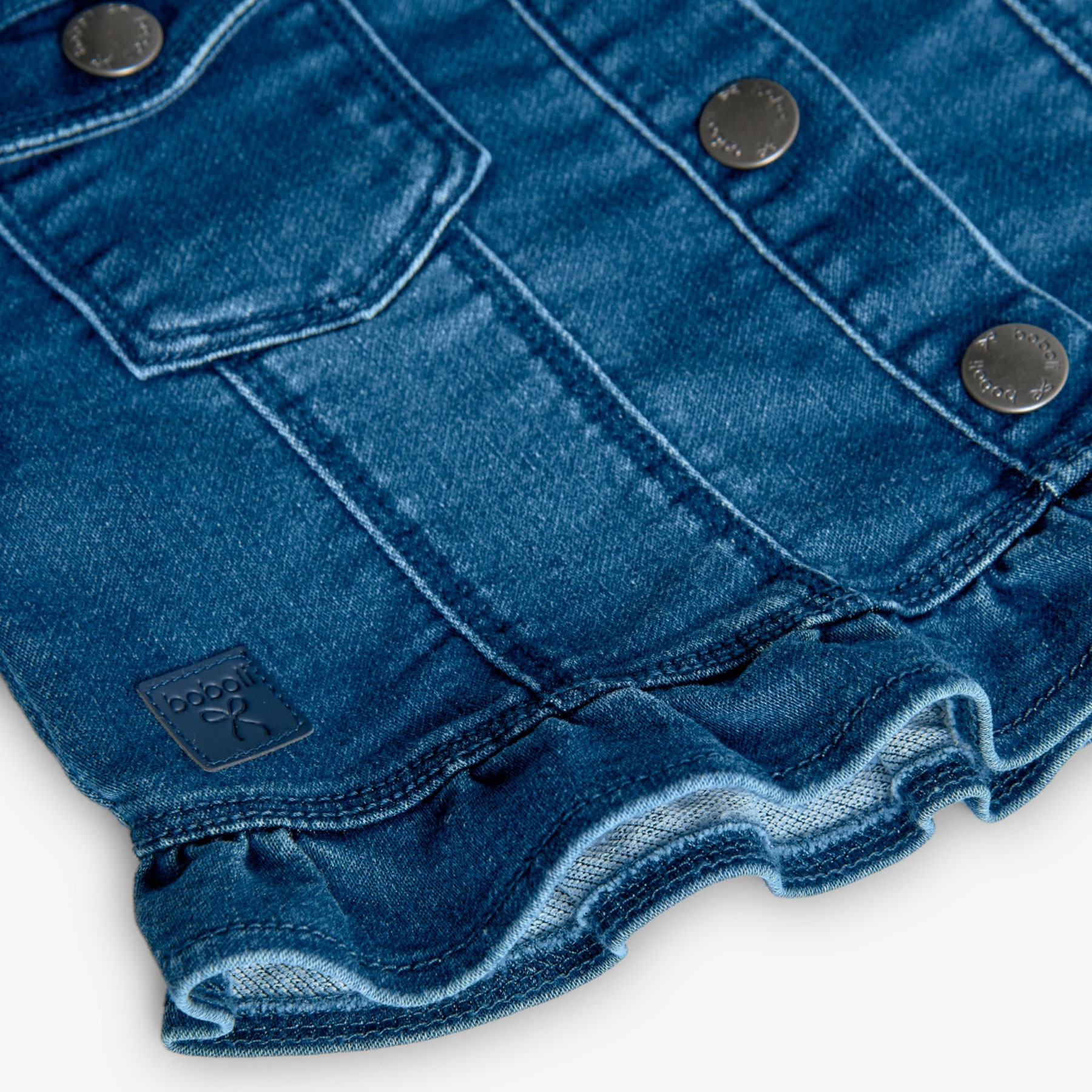 Veste Jeans Col Mao 2 à 8 ans