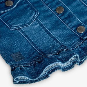 Veste Jeans Col Mao 2 à 8 ans