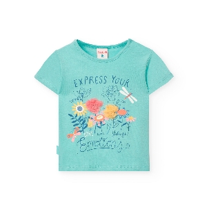 T-Shirt Fleurs Papillons 2 à 8 ans