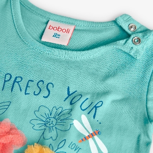 T-Shirt Fleurs Papillons 2 à 8 ans