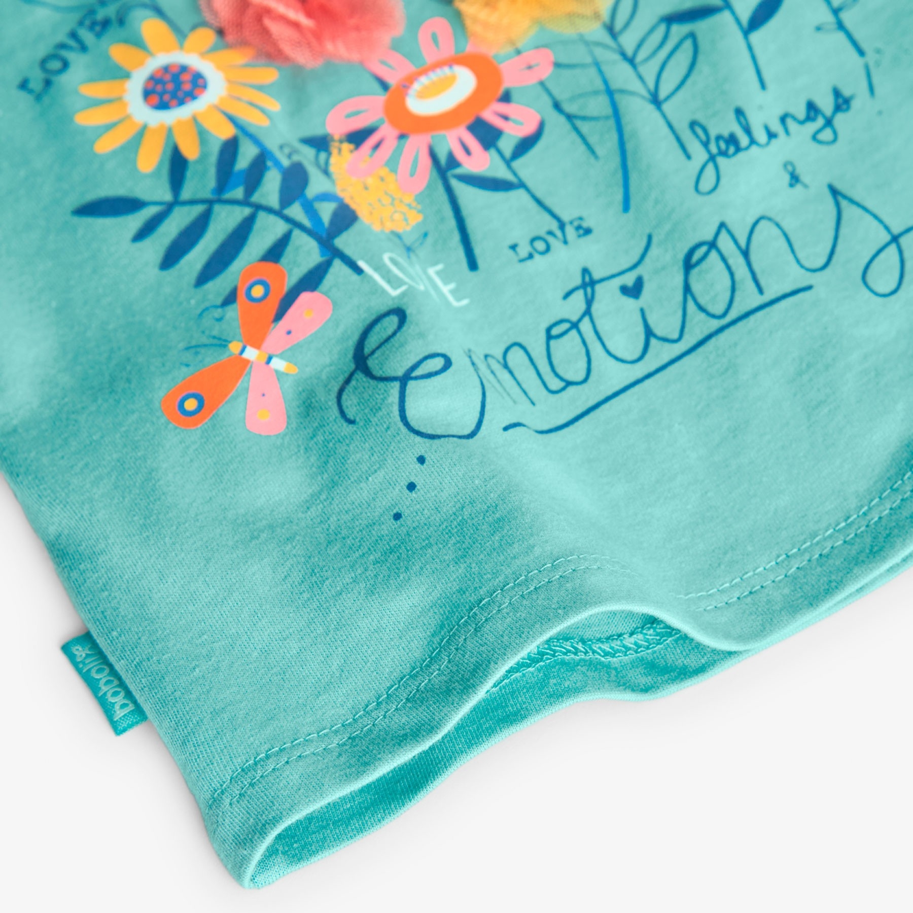 T-Shirt Fleurs Papillons 2 à 8 ans