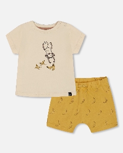 Ensemble Short Bananes   3 à 24 mois