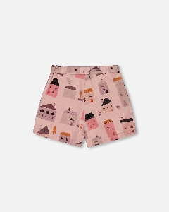 Short Imprimé Maisons   2 à 8 ans