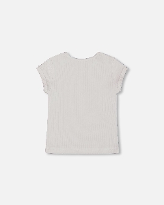 T-Shirt Imprimé Maisons Roses  2 à 8 ans