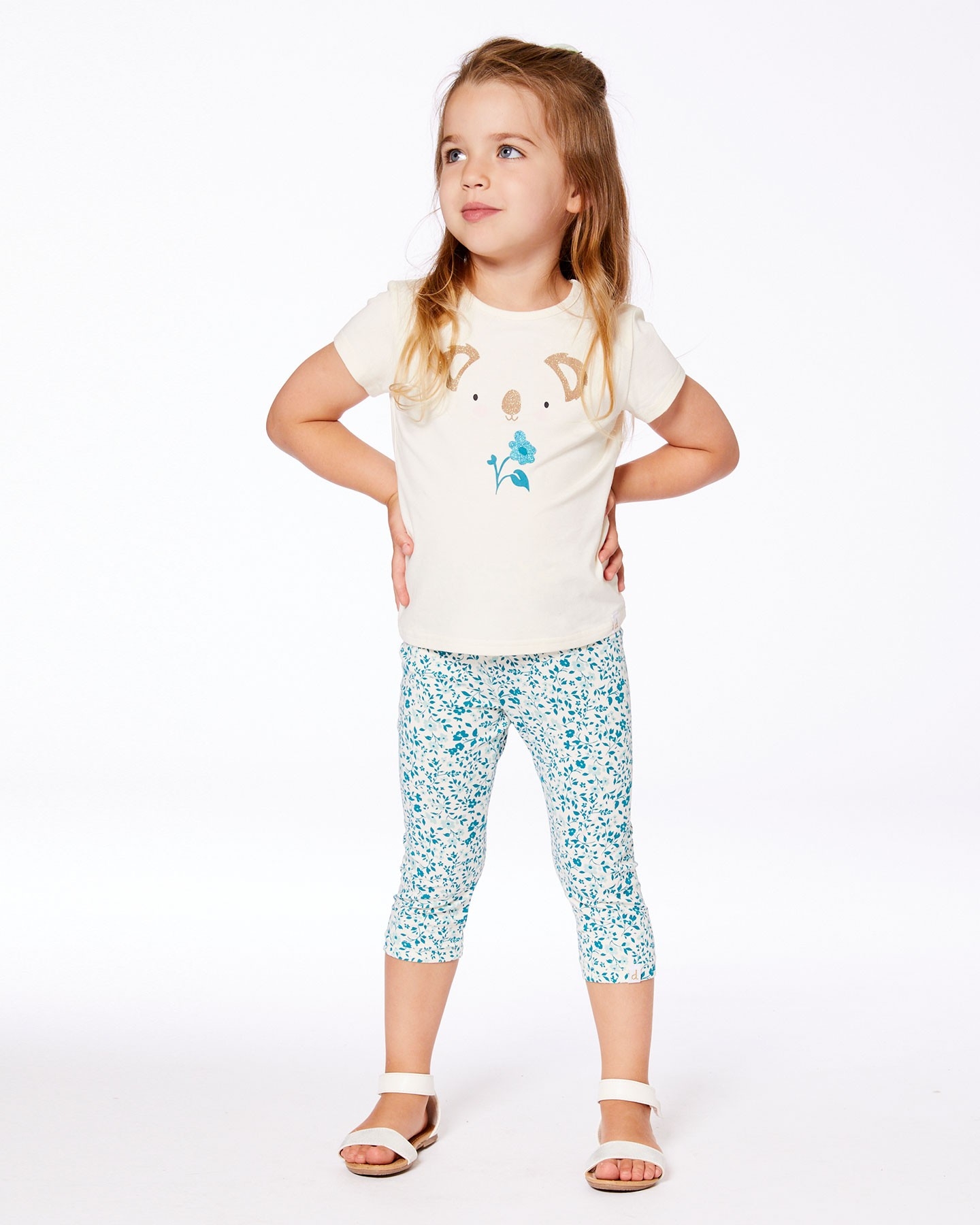 Legging Petites Fleurs 2 à 8 ans