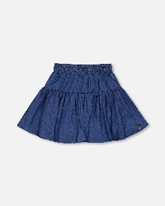 Jupe-Culotte Chambray 2 à 12 ans