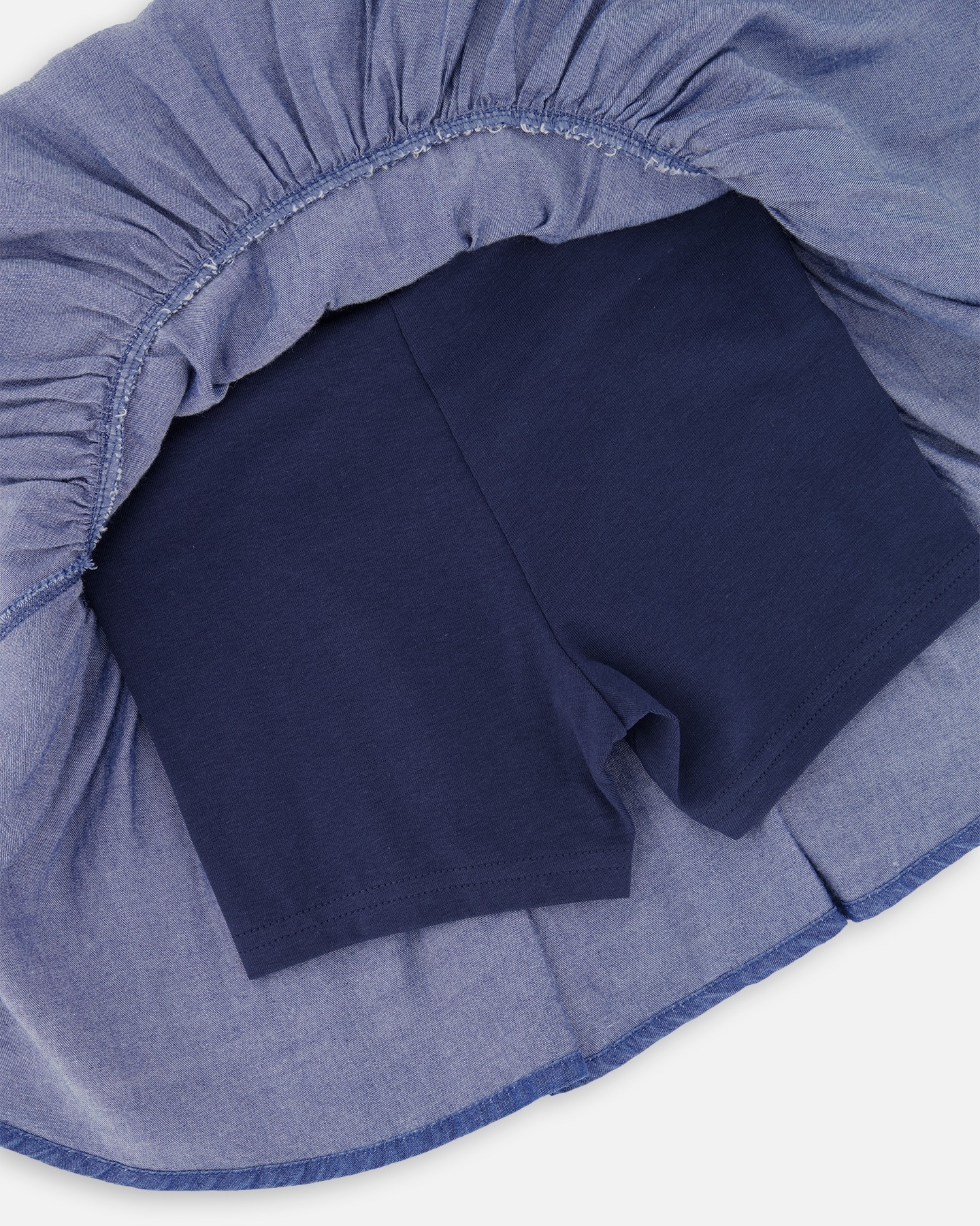 Jupe-Culotte Chambray 2 à 12 ans