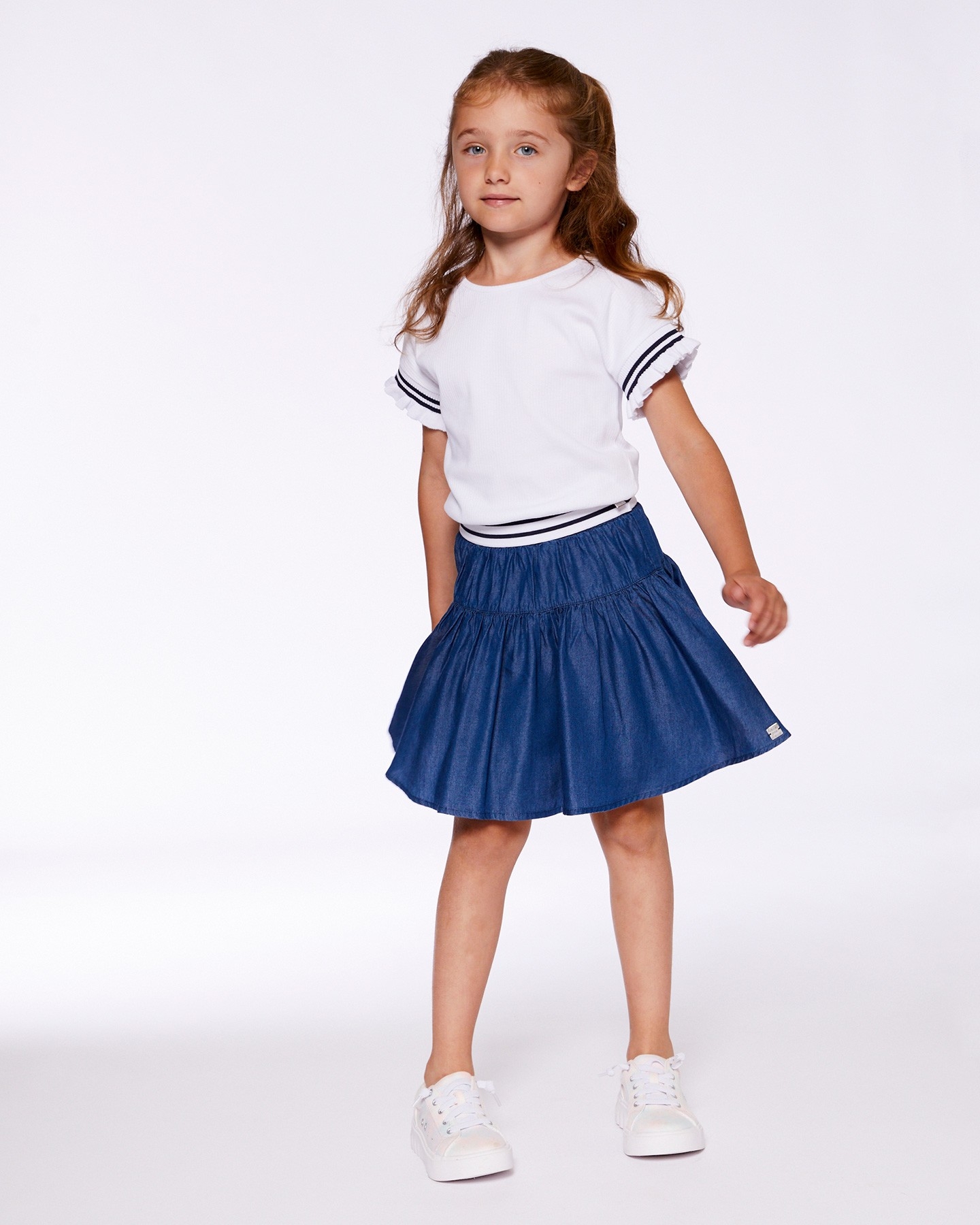 Jupe-Culotte Chambray 2 à 12 ans