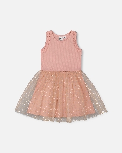 Robe Tule à Pois 2 à 12 ans