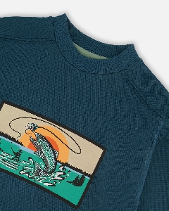 Crewneck Pêche  2 à 12 ans