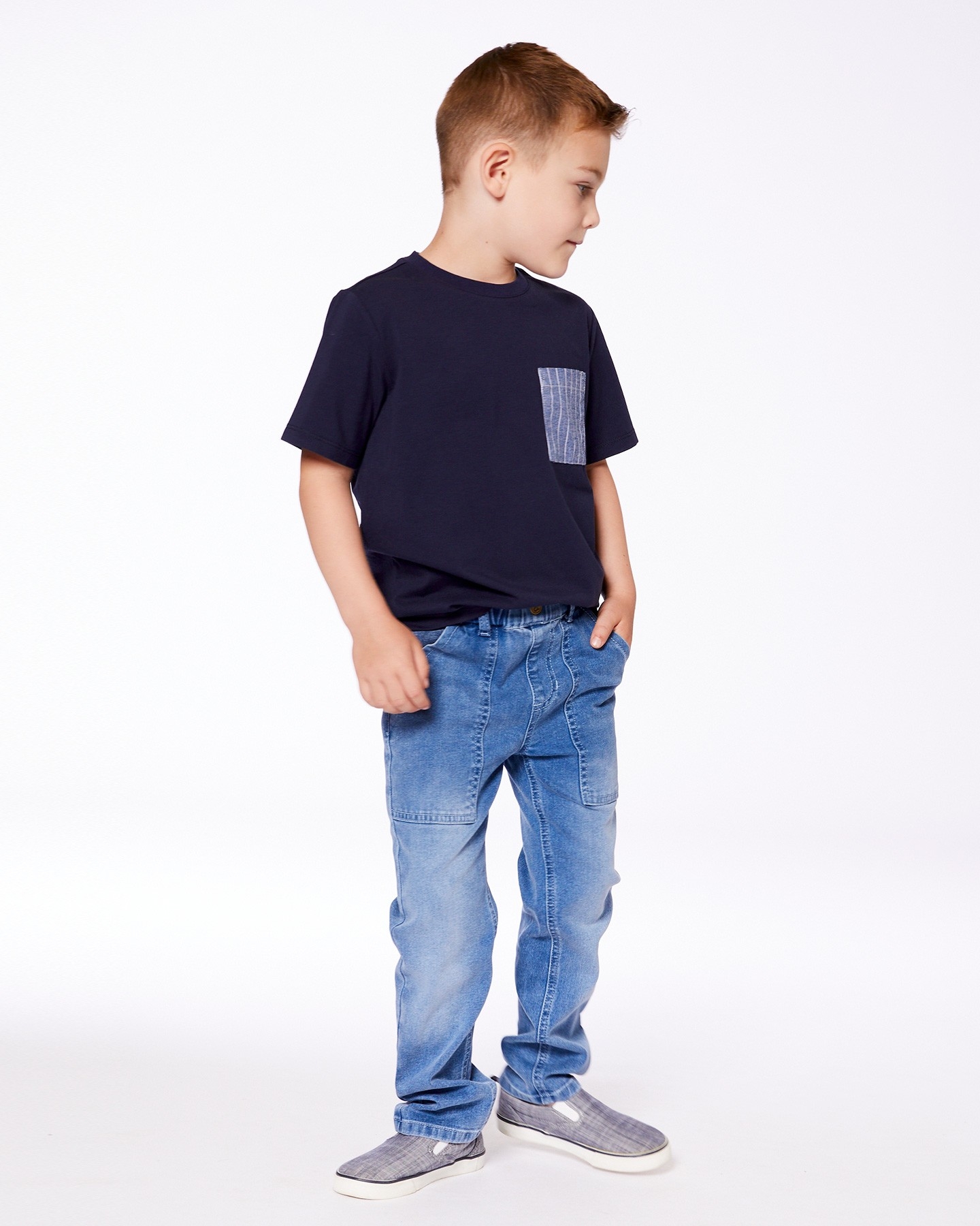 T-Shirt Poche Rayée 2 à 12 ans