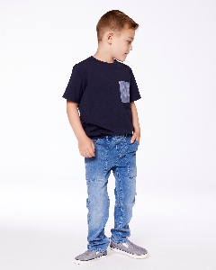 T-Shirt Poche Rayée   2 à 12 ans