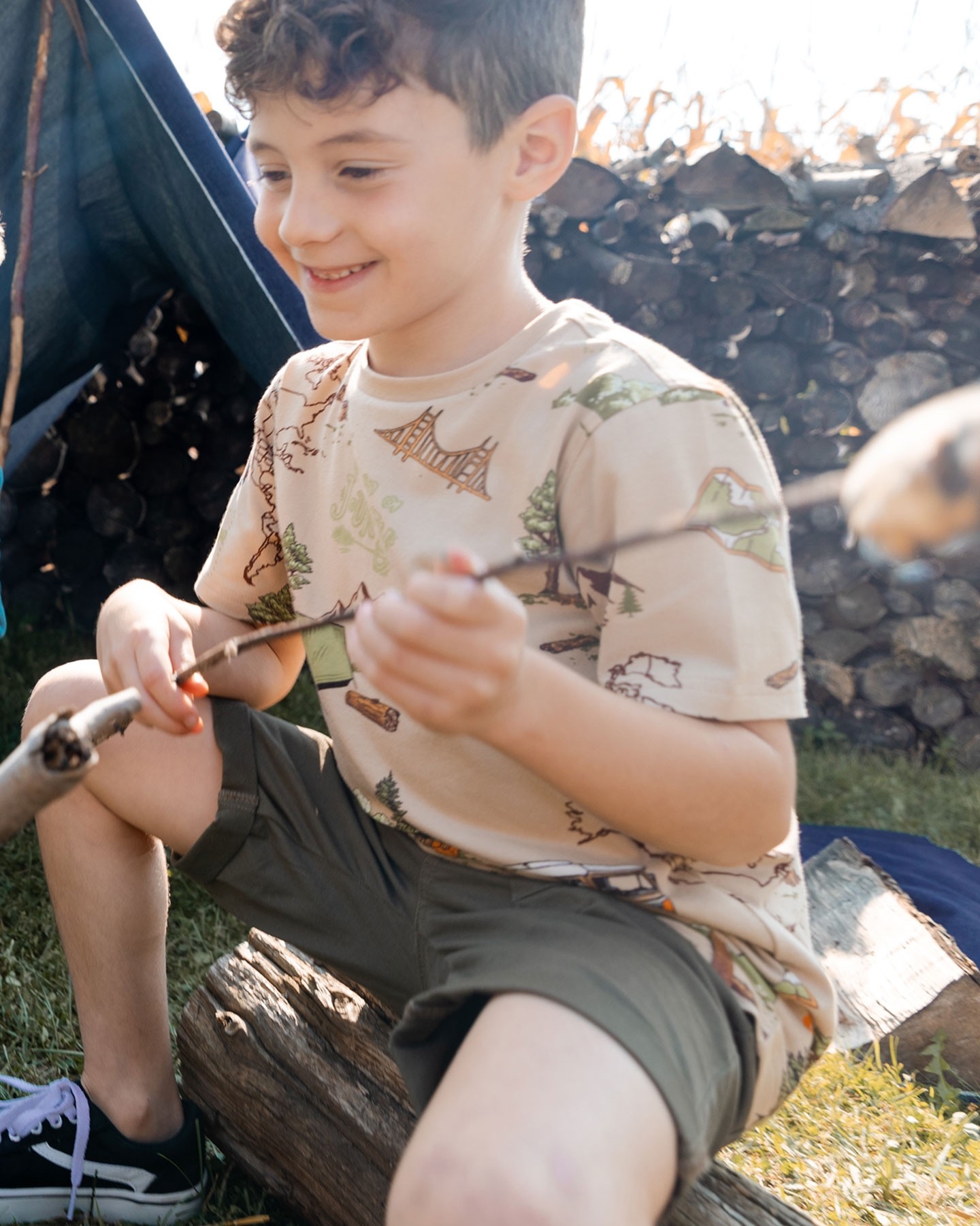 T-Shirt Camping   2 à 12 ans