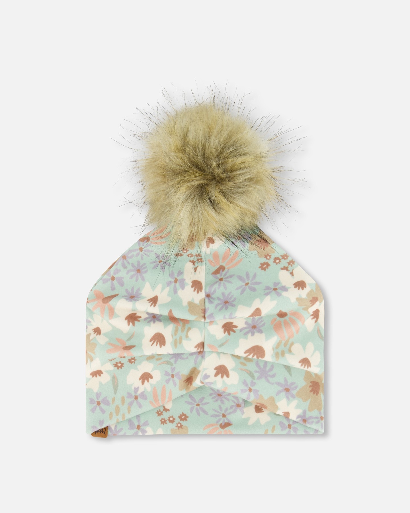 Tuque à pompon Fleurs 2 à 14 ans