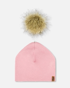 Tuque Uni Rose  2 à 14 ans