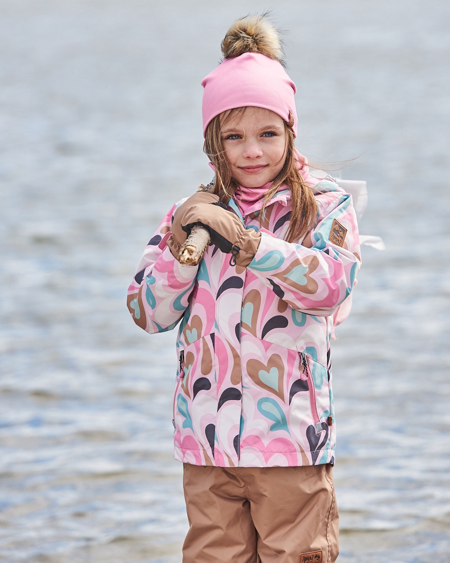 Tuque Uni Rose 2 à 14 ans