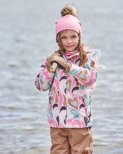 Tuque Uni Rose  2 à 14 ans