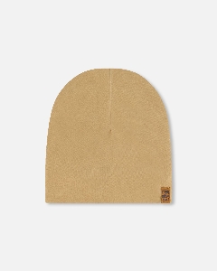 Tuque Uni Beige 6 mois à 14 ans