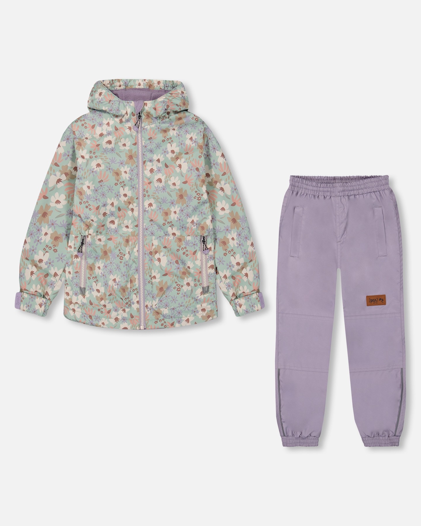 Ensemble Mi-Sasion Fleurs 2 à 10 ans