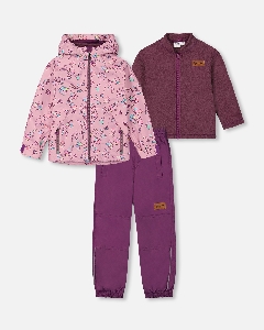 Ensemble 3 Pièces Papillons 2 à 6 ans