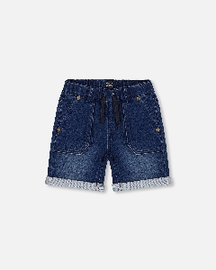 Short Denim Extensible 2 à 12 ans