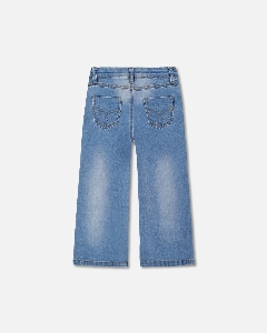 Jeans Jambes Large  2 à 12 ans