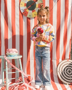 Jeans Jambes Large  2 à 12 ans