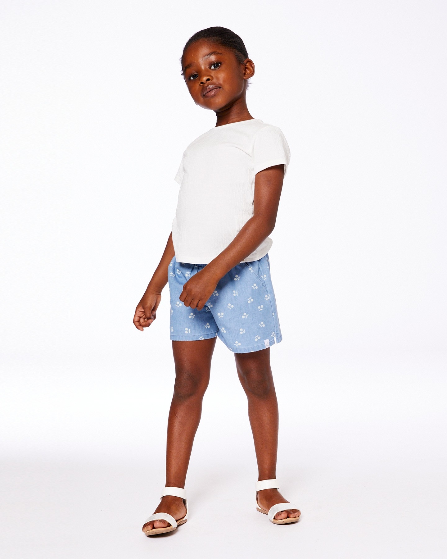 T-Shirt Jersey Froisé  2 à 12 ans