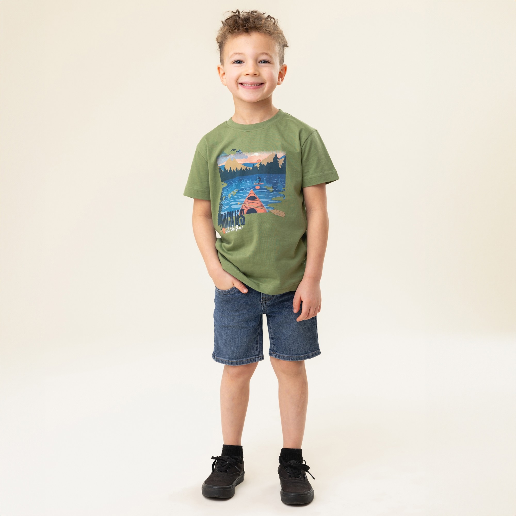 Bermuda Jeans Pâle 2 à 12 ans