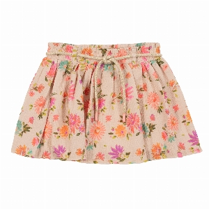 Jupe-Culotte Fleurie 2 à 12 ans
