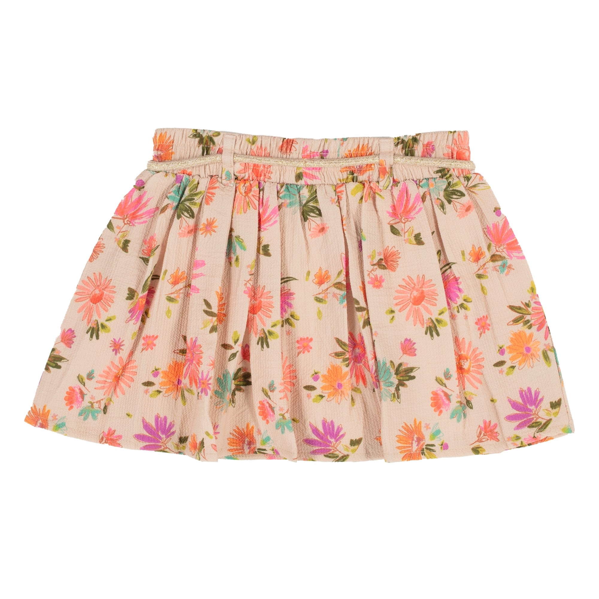 Jupe-Culotte Fleurie 2 à 12 ans