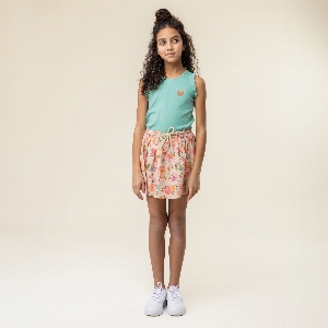 Jupe-Culotte Fleurie  2 à 12 ans