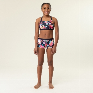 Maillot 2 Pièces Fleurs  4 à 14 ans