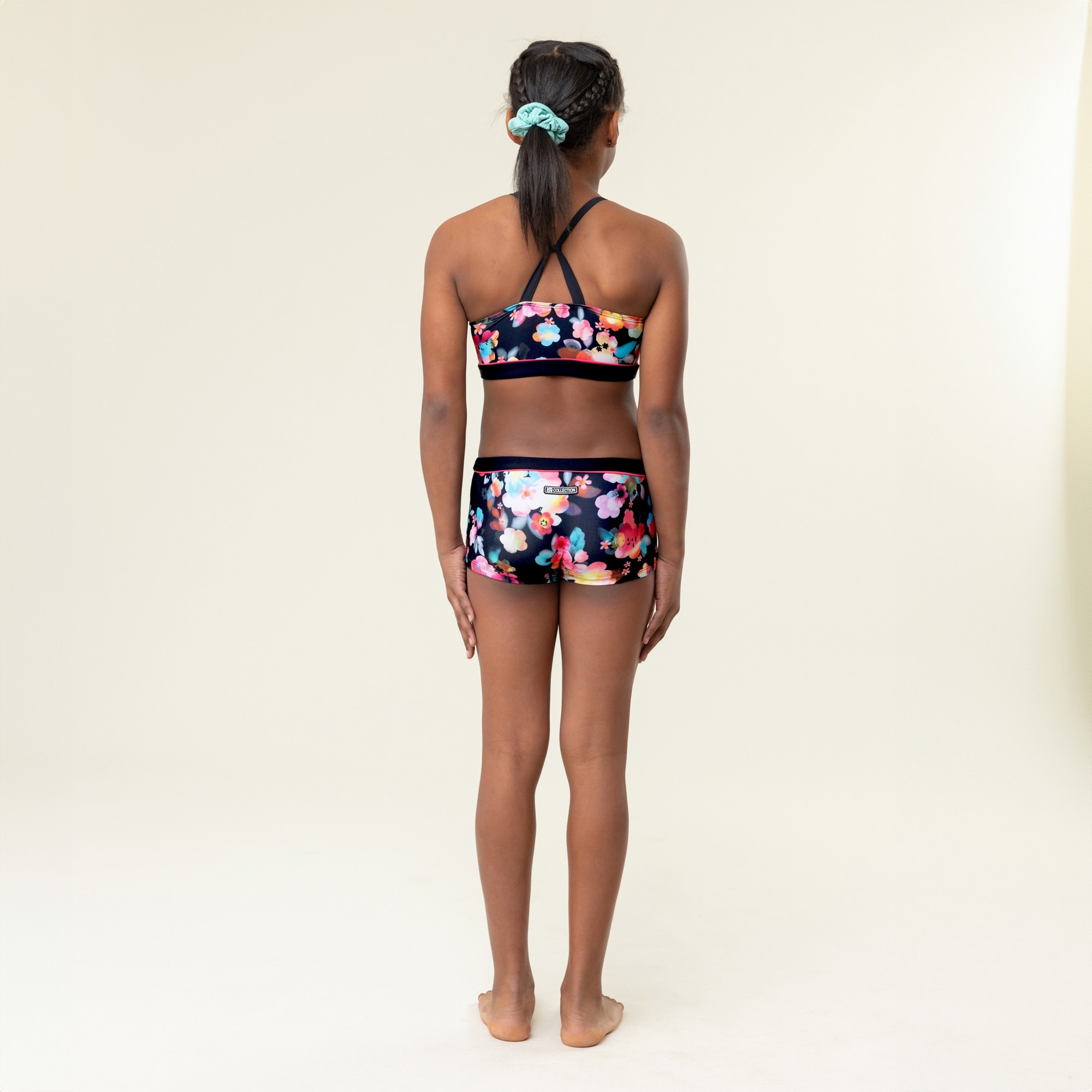Maillot 2 Pièces Fleurs 4 à 14 ans