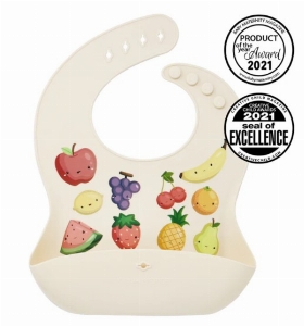 Bavoir Silicone - Fruits