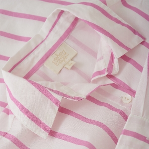 Chemise Rayé Rose  7 à 14 ans