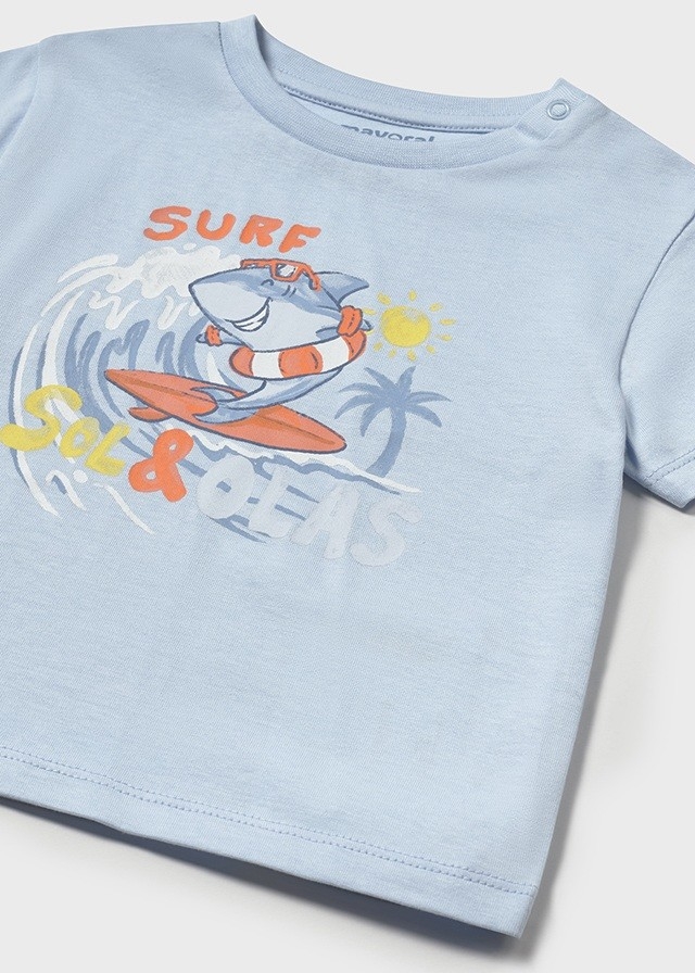 T-Shirt Requin 6 à 24 mois
