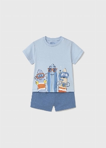 Ensemble Short et Chandail Planche de Surf  6 à 24 mois