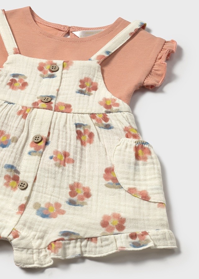 Ensemble Salopette et T-Shirt 0 à 24 mois