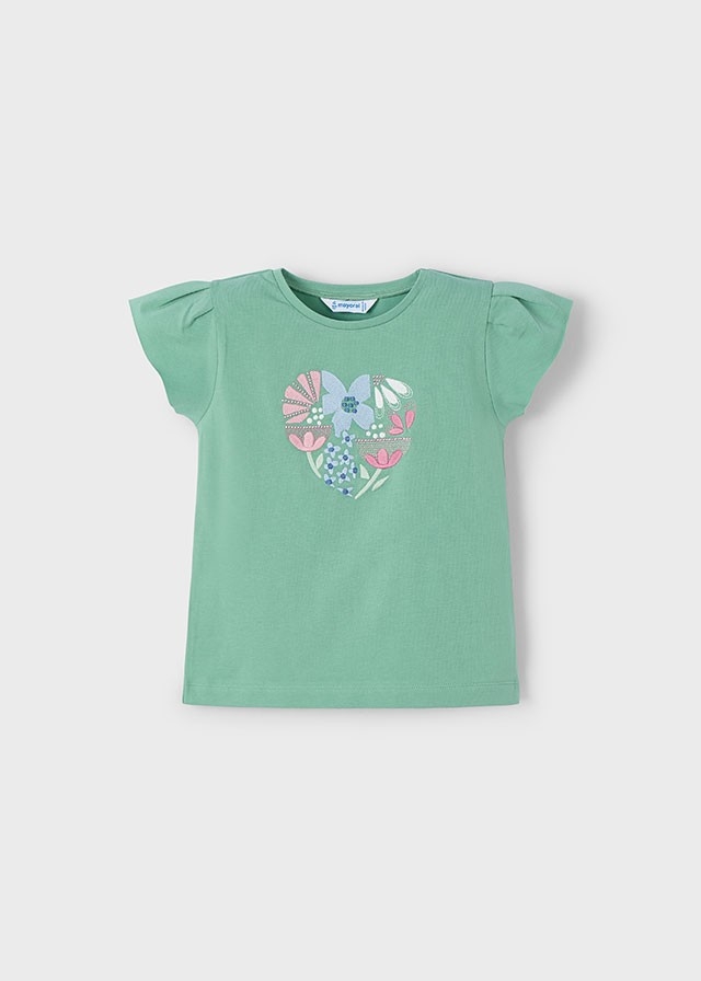 T-Shirt Imprimé Fleuri  2 à 8 ans