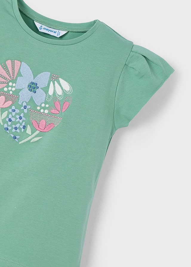 T-Shirt Imprimé Fleuri  2 à 8 ans