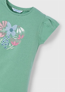 T-Shirt Imprimé Fleuri  2 à 8 ans