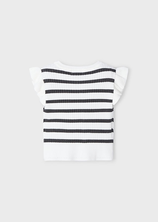 Tricot Côtelé Rayé  2 à 8 ans