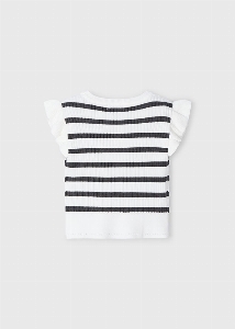 Tricot Côtelé Rayé  2 à 8 ans