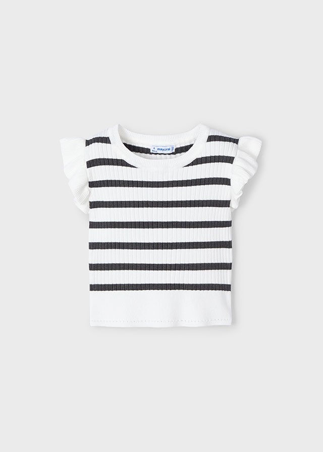 Tricot Côtelé Rayé  2 à 8 ans
